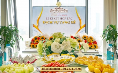 HỆ THỐNG CÔNG VIÊN VĨNH HẰNG KÝ KẾT HỢP TÁC DỊCH VỤ TANG LỄ 
